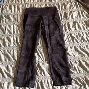 lululemon athletica Black Camo Leggings